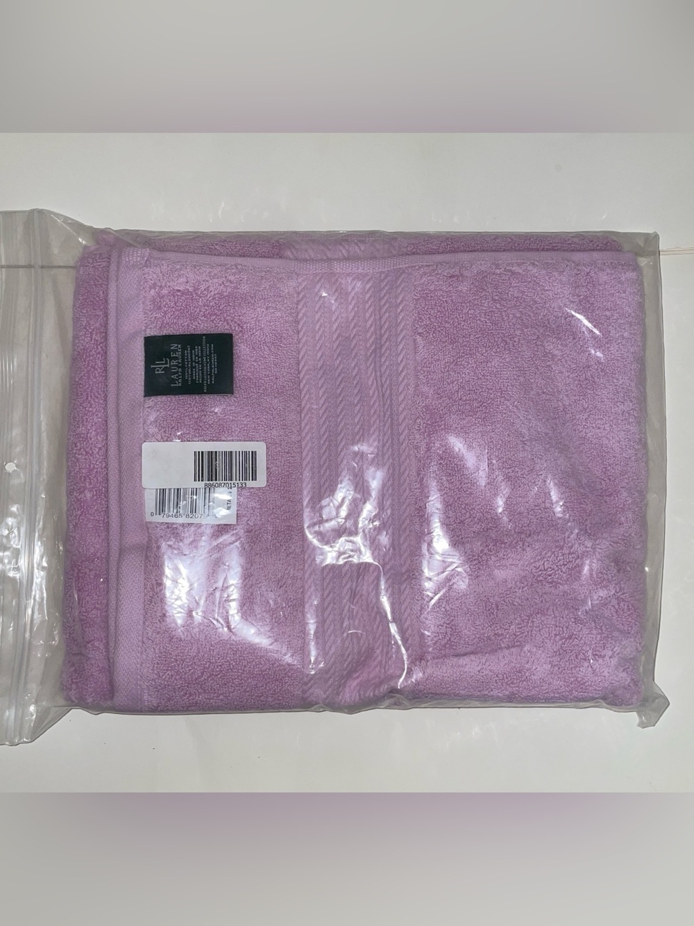 Ralph Lauren Cotton Bath Mat Aster Pink 22x36” New